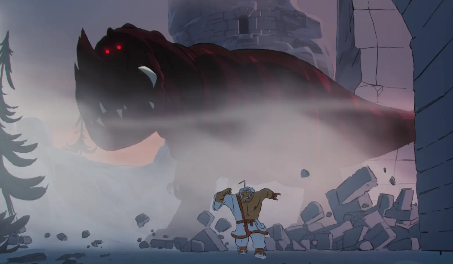 Demo Loup Bouchet Frame animation 2D - t-rex