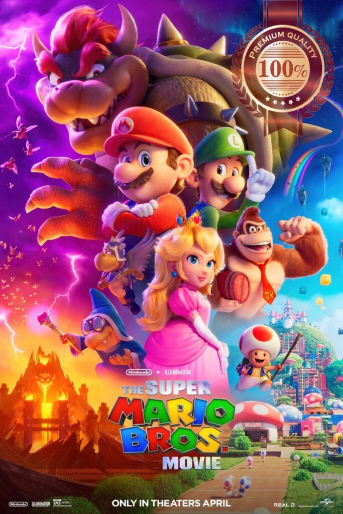 Affiche du film Super Mario Bros. le film (Illumination & Nintendo)