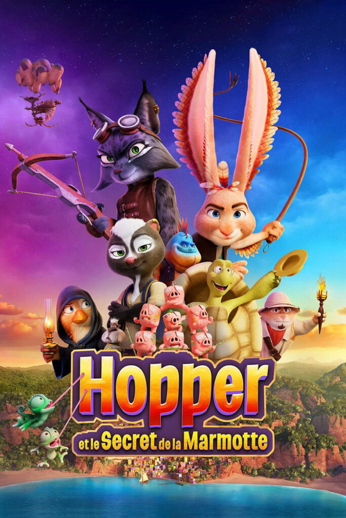 Affiche du film Hopper et le Secret de la marmotte (nWave)